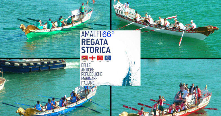 Amalfi vince la 66° edizione della Regata delle Repubbliche Marinare