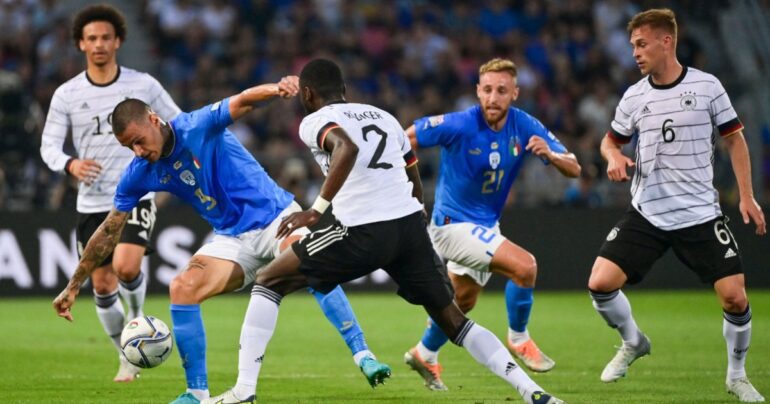 Italia-Germania 1-1, Nations League: pareggio al Dall’Ara