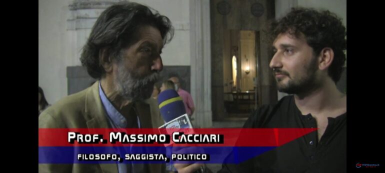 Massimo Cacciari a Gragnano per l’evento “Unde Malum, pensieri in piazza”