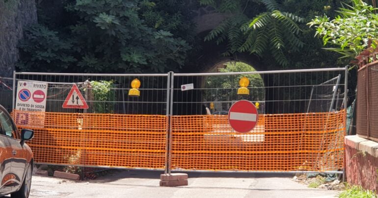 Castellammare di Stabia: Chiusa Via De Nicola per 2 mesi