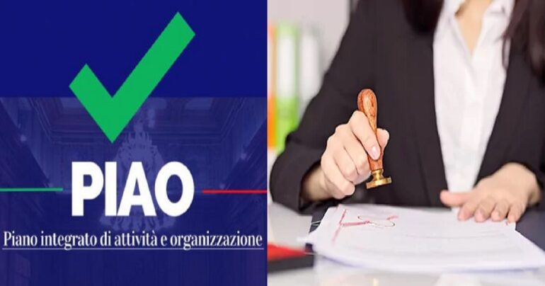 Il nuovo PIAO per snellire la PA