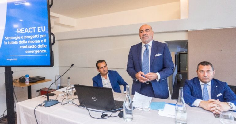 React Eu: Interventi per il risanamento della rete di distribuzione idrica