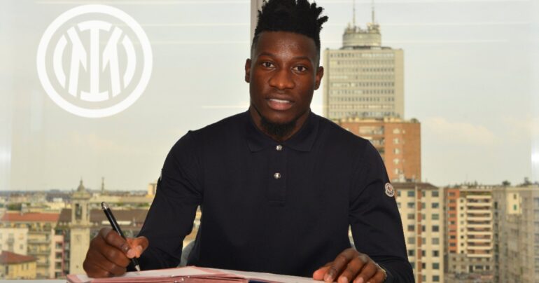 Andre Onana nuovo giocatore dell’Inter, è ufficiale