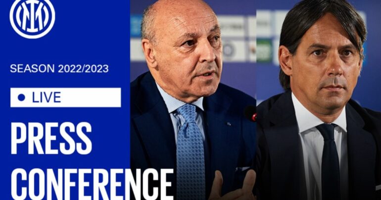 Conferenza stampa Inzaghi presenta la nuova stagione