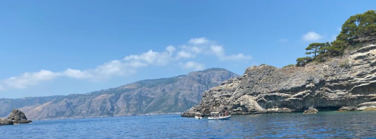 Punta Campanella; le ultime sul motoscafo affondato