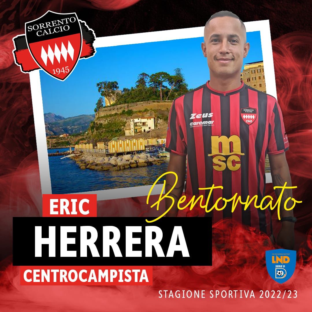 Eric Herrera ritorna in Costiera Sorrentina