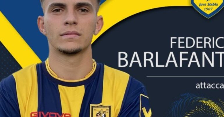 Juve Stabia, ufficiale l’arrivo tra le Vespe del talentuoso attaccante, Federico Barlafante