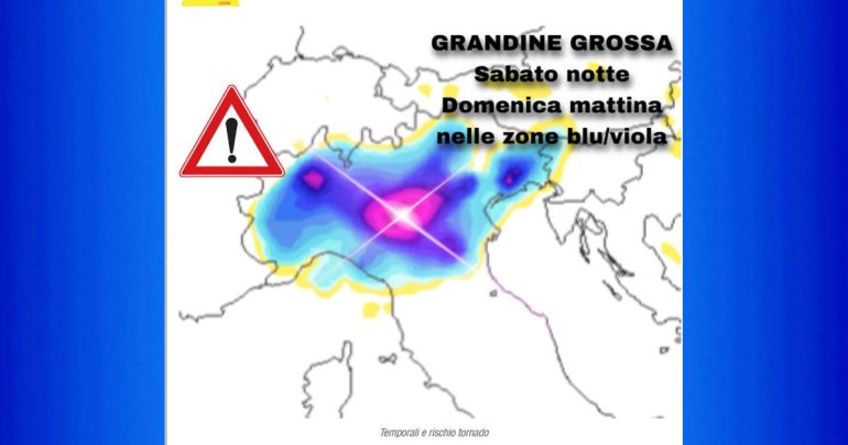 METEO NAZIONALE. In arrivo temporali e più fresco al Nord