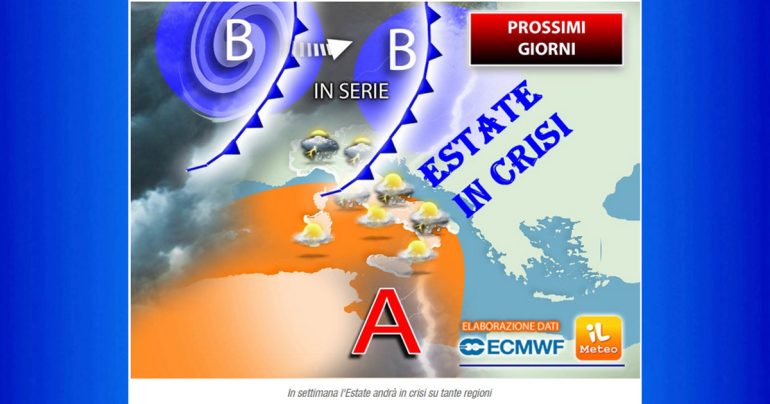 Meteo Nazionale 30 Agosto / 4 Settembre: da oggi scoppieranno tanti temporali