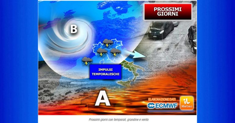 Meteo Nazionale 31 Agosto / 5 Settembre: Nei prossimi giorni il tempo peggiorerà