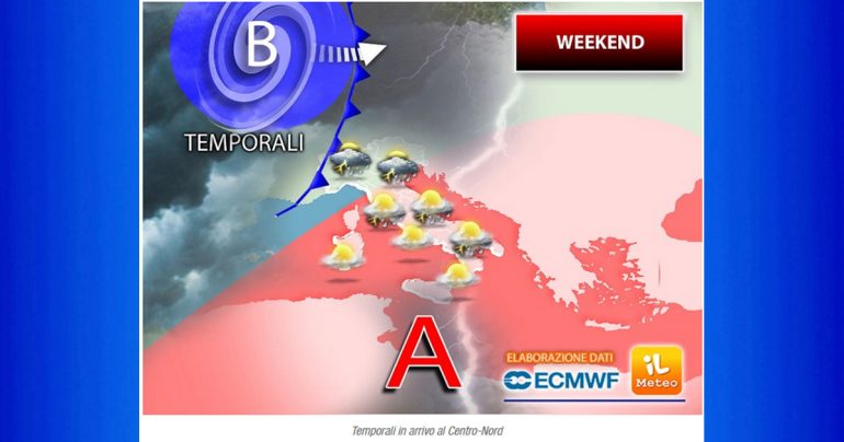 Meteo Nazionale: Weekend con imponenti nuclei temporaleschi e grandinate improvvise