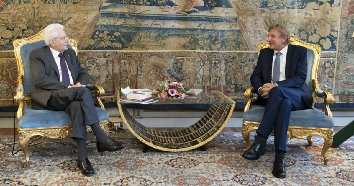 Presidente Mattarella, incontro per Meeting di Rimini (foto dal quirinale)