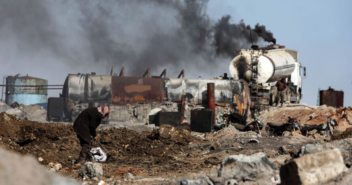 SIRIA - inquinamento eufrate a causa del contrabbando di petrolio (fonte e foto asianews)