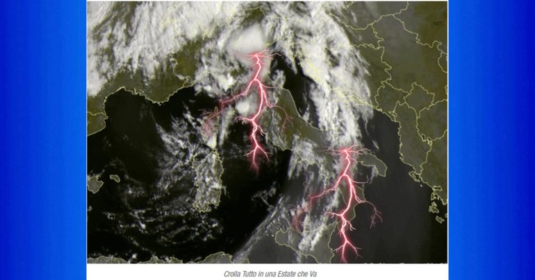 Note Meteo – Segnalata Allerta GIALLA in 8 regioni: rovesci di forte intensità