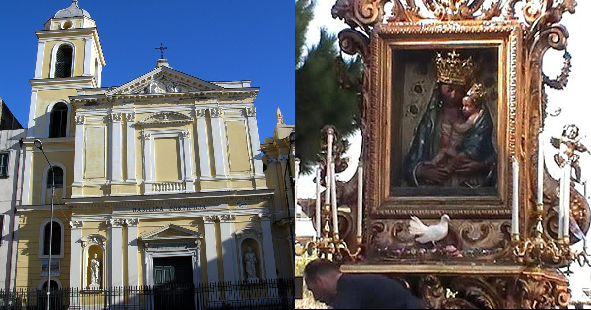 Torre Annunziata Madonna della neve Basilica Ave Gratia Plena (da wikipedia)