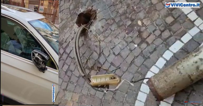 Castellammare di Stabia, grave incidente in via Silio VIDEO