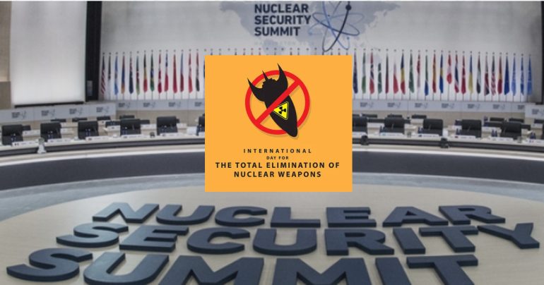 Giornata Internazionale eliminazione totale Armi Nucleari: 26 Settembre