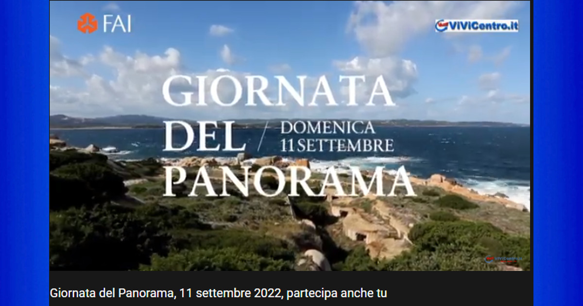 Giornata del Panorama 11 settembre