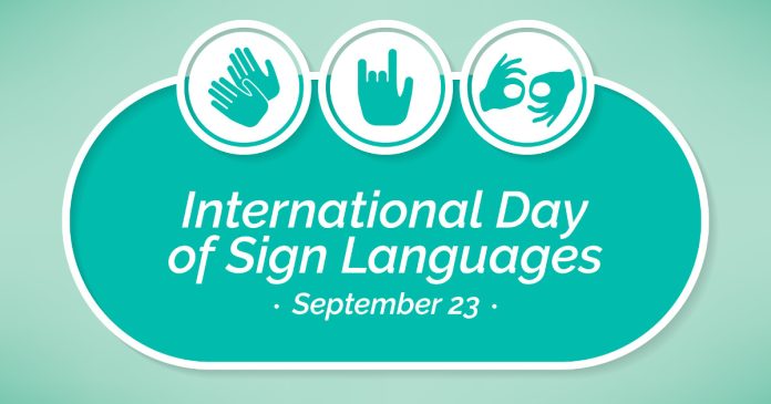 Giornata internazionale delle lingue dei segni - Depositphotos_582055210_L