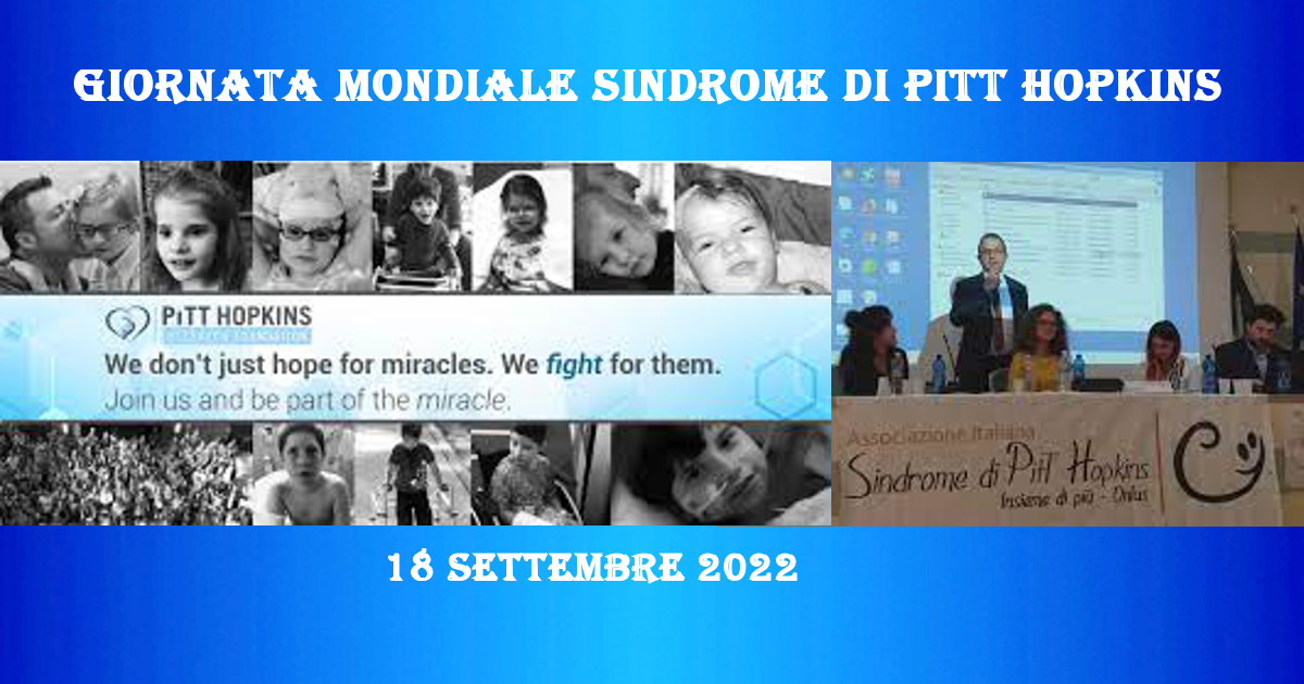 Giornata mondiale Sindrome di Pitt Hopkins