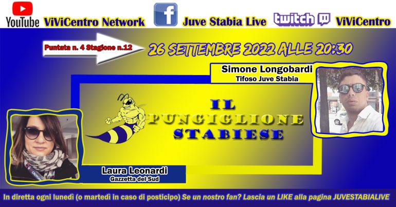 Il Pungiglione Stabiese torna in onda questa sera alle 20:30