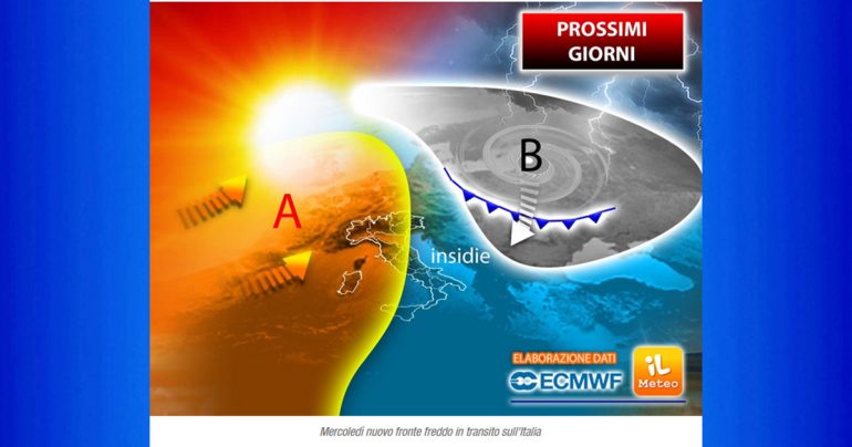 Meteo Nazionale 21-22 Settembre: da Mercoledì fronte freddo dai Balcani
