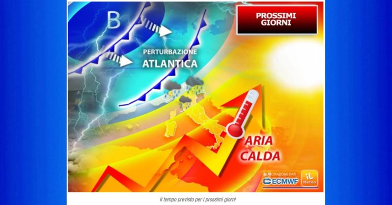 Meteo Nazionale: Perturbazione temporalesca al Nord, l’Africano al Sud