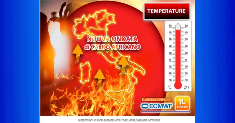 Meteo Nazionale 9-10 Settembre: sarà ancora Estate, caldo africano
