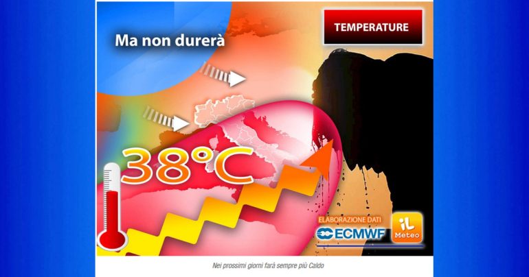  Note Meteo Nazionale 12 Settembre: sempre più Caldo, rischio picchi 38°C