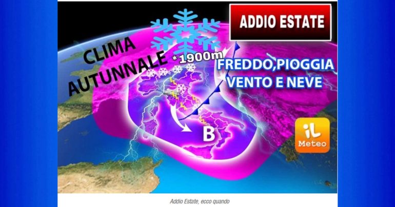 Note Meteo Nazionale 17 Settembre: Estate Addio