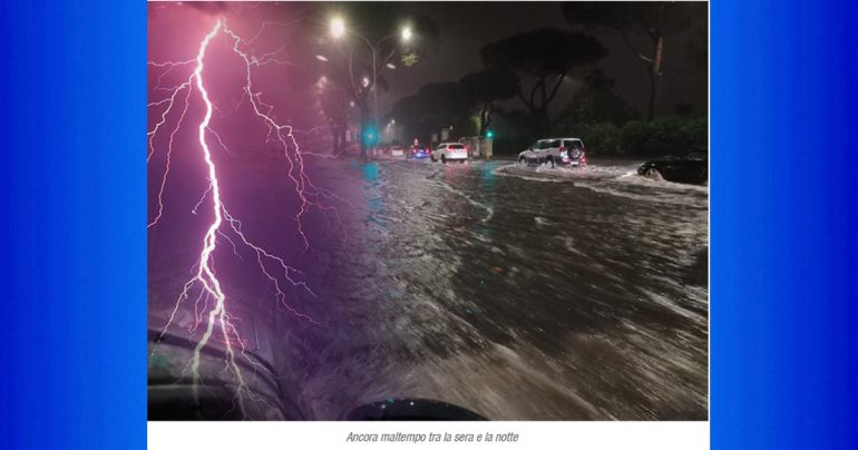 Note Meteo Nazionale del 30 Settembre: ancora temporali e nubifragi