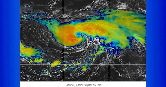 Note Meteo Nazionale 5 Settembre - Danielle, il primo uragano del 2022