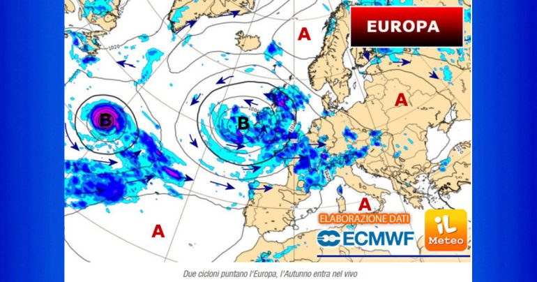 Note Meteo Nazionale 7 Settembre: l’Europa è una Bomba a orologeria