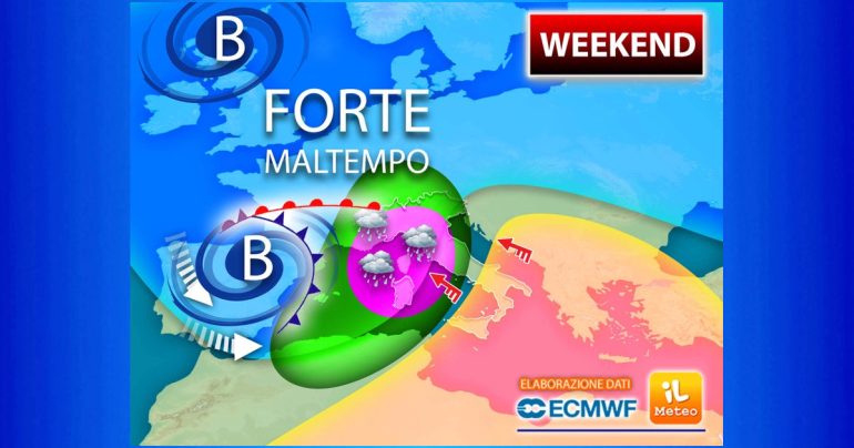 Note Meteo Nazionale del 23 Settembre vortice ciclonico influenzerà il weekend