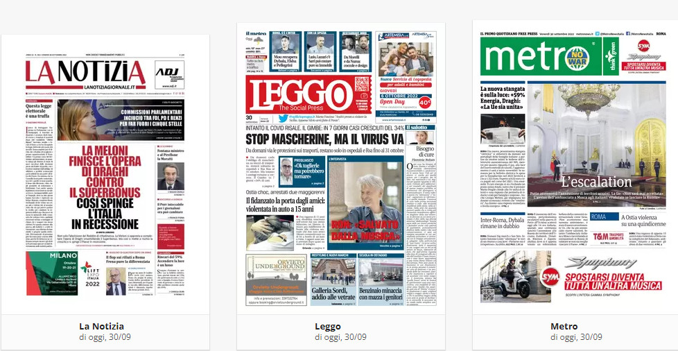 Prime Pagine 30 Settembre 2022 7