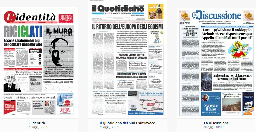 Prime Pagine 30 Settembre 2022 8