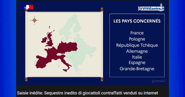GdF anti contraffazione. Sequestri  in tutta Europa – VIDEO
