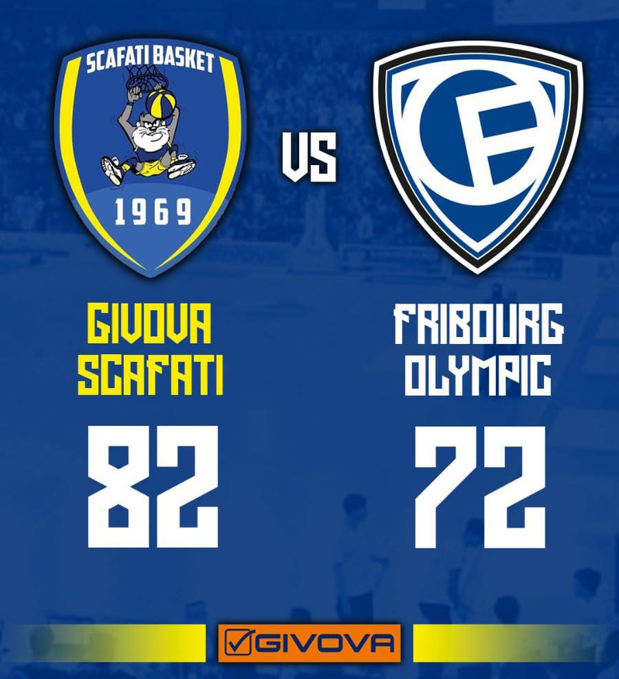 Givova Scafati vs Fribourg Olympique 82-72 (La Coupe Landolt)