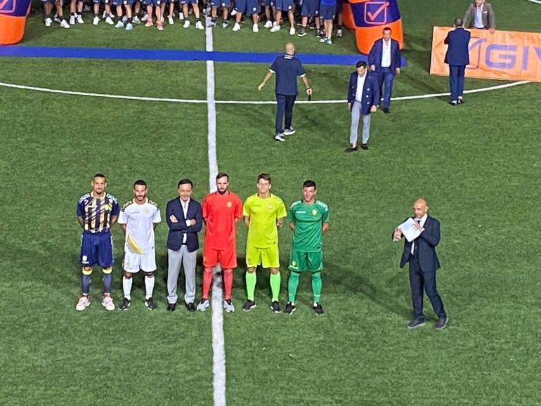 Juve Stabia, le parole del presidente di Givova, Giovanni Acanfora, e degli altri dirigenti della Juve Stabia alla presentazione della squadra