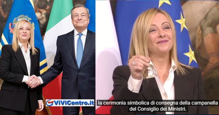 La cerimonia di insediamento del Governo Meloni, 23 Ottobre 2022