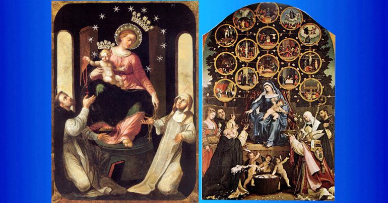 7 ottobre: festa della Madonna del Rosario