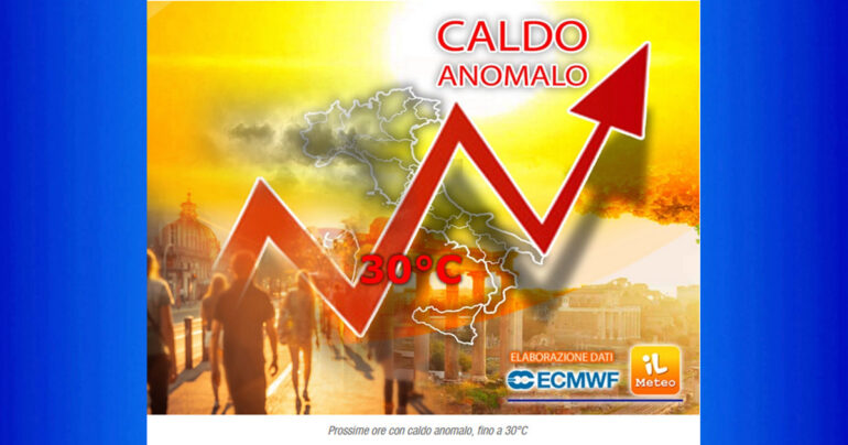 Note Meteo Nazionale 17Ottobre 2022: scoppierà un caldo davvero anomalo