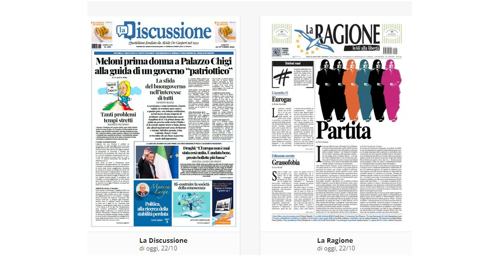 Rassegna Stampa 22 Ottobre 2022 8