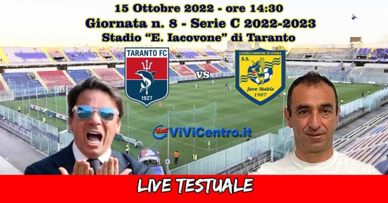 Taranto-Juve Stabia, Rileggi LIVE 2-0 (36° s.t. Romano, 42° s.t. La Monica)