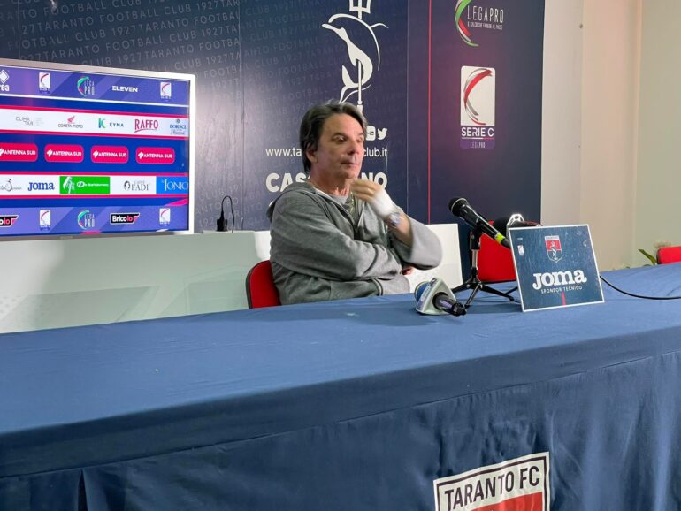 Capuano, l’allenatore del Taranto avversario della Juve Stabia