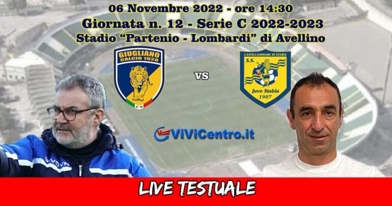 Giugliano-Juve Stabia, Rileggi LIVE 0-1 (15° aut. Gomez)