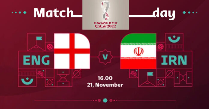 Inghilterra vs Iran Mondiale Calcio 2022 (Depositphotos_621611480_L)