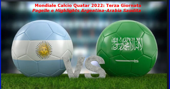 MondialeCalcio 2022 Pagelle e Highlights Argentina-Arabia Saudita (depositphotos_610026784-stock-photo-qatar-2022-football-world-cup)