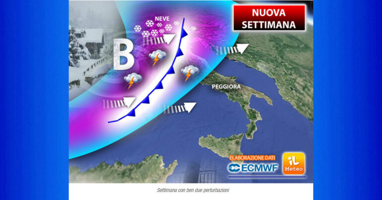 Note Meteo Nazionale 14Novembre2022: le previsioni della settimana