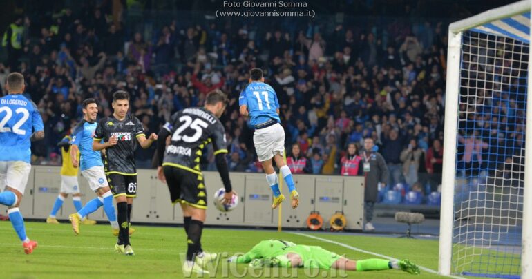 Napoli – Empoli (2-0): Le foto dei calciatori in campo